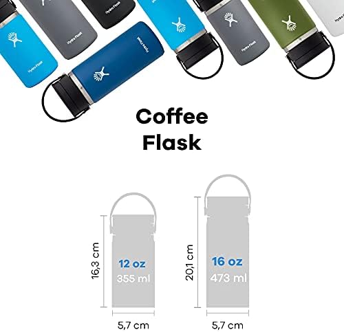 Hydro Flask Coffee 16 oz. Putnička šalica - izolirana, nehrđajući čelik i višekratna upotreba sa širokim fleksibilnim gutljajem, maglama