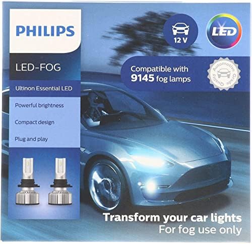 Philips Automobilska rasvjeta 9145 Ultinon Essential LED svjetla za maglu, 2 pakiranja
