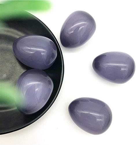 Laaalid xn216 1pc Big Purple Cat's Eye kamen u obliku jaja u obliku jaja u obliku kristala zacjeljivanje reiki kamenja i minerala prirodni