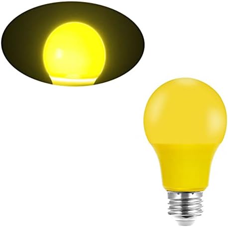 9 vata Žuta LED Svjetiljka 919 / 960 oblik obojene Noćne žarulje ekvivalent 80 vata žute lampe raspoloženja 926 Srednja Baza božićno