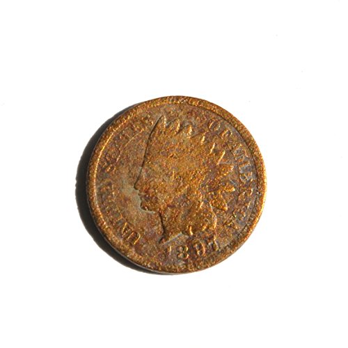 1897. 19. stoljeće Sjedinjene Države 1 Cent Indian Head Cent Choin Choin vrlo fini detalji