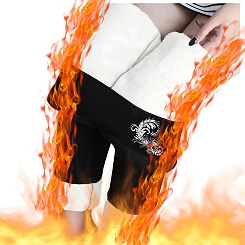 Iius rune gamaše za žene zimske tople termalne gamaše visoke struke vitke rastezljive hlače hlače za vježbanje kašmira