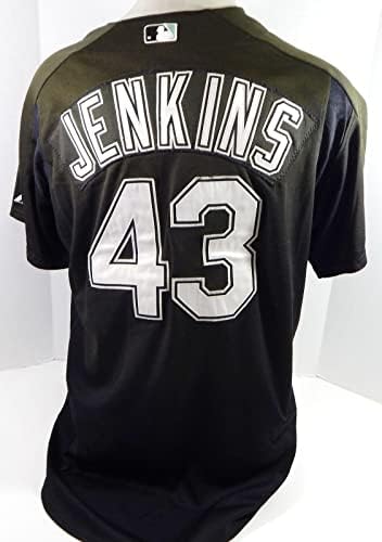 2003-06 Florida Marlins Andy Jenkins 43 Igra Korištena crni Jersey BP St XL 379 - Igra se koristi MLB dresovi