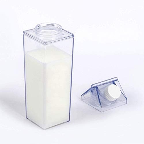 Fvebzem 500ml/17oz mliječna kartonska boca s bocom plastična kutija mlijeka bpa besplatno dijete prikladno za višekratnu uporabu mlijeka