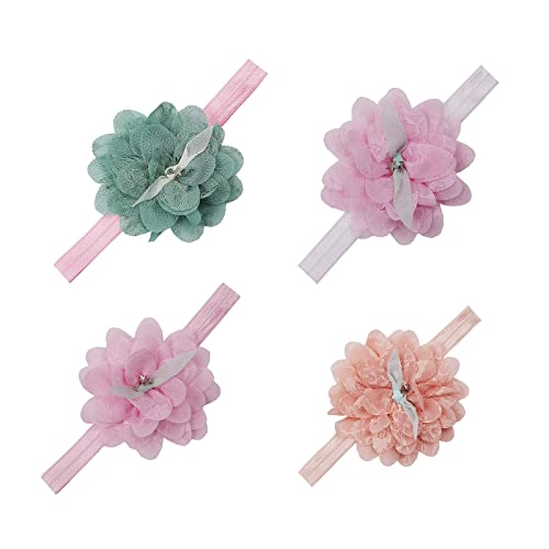 Dodaci / čipkasta traka za glavu s cvjetnim uzorkom za djevojčice elastična kravata za bebe držač mašne organizator