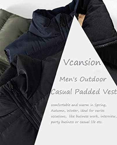 VCANSION muški vanjski kasutni kaputić s oblogama s prslukom