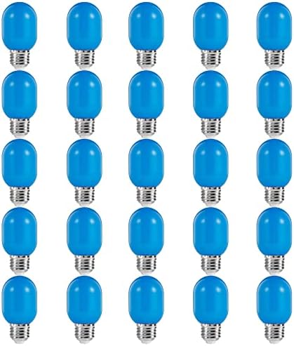 1 vati 945 led plava žarulja božićne zamjenske žarulje plastična Ukrasna noćna žarulja u boji 926 / 927 srednja baza za ukrašavanje