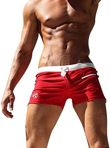 Muške kupaće kostime kratke hlače elastični struk, osnovni kratke hlače za muškarce Tropical Print casual cool trening za plažnu odjeću