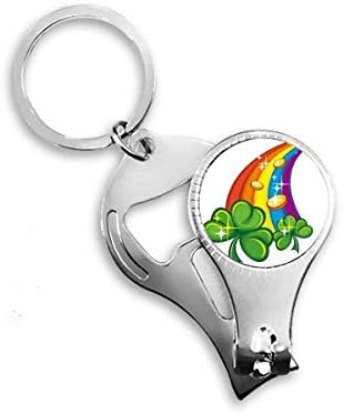 Clover Rainbow Ireland St.Patrick's Day Day Nail Nipper Ring Otvarač za otvarač za bočicu za bočicu