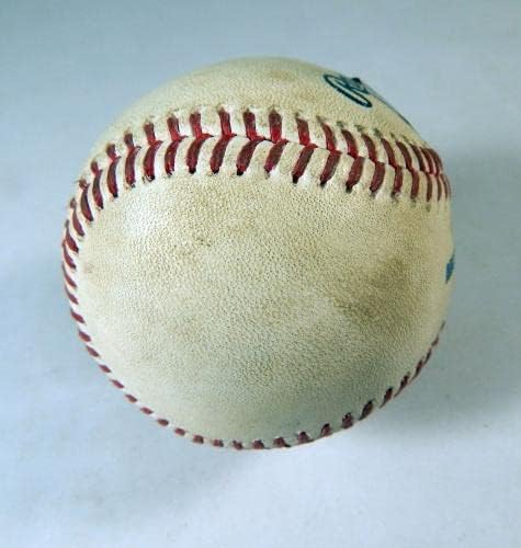 2022 Texas Rangers Colorado Rockies Game Upotrijebljeni bejzbol Stephanson Taveras Ball - Igra korištena bejzbols