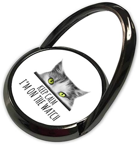 3Drose Alexis Design - Mačje oči - Mačka od hladne zelene oči. Budite mirni, ja sam na straži. Smiješan elegantni poklon - prsten za