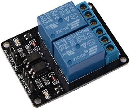 Daoki 5PCS 2 kanal DC 5V relej modul s OptoCoupler ploča za proširenje niske razine kompatibilna s Arduino