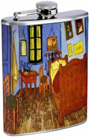 Vincent Van Gogh spavaća soba tikvica u Arlesu 8 oz od nehrđajućeg čelika $ 163