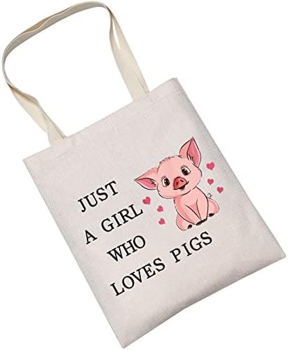 Smiješno svinja kozmetička torba poklon za ljubitelje životinja samo djevojka koja voli svinje kozmetička torba s patentnim zatvaračem