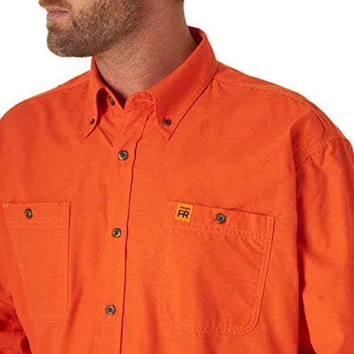 Radna odjeća za muškarce, Muška Vatrootporna radna košulja s dva džepa